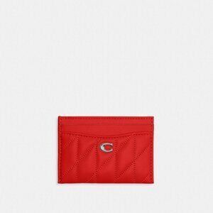 Coach Essential Card Case With Pillow Quilting
